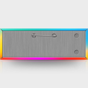 1.5" X 4.5" Rectangle Custom Buttons