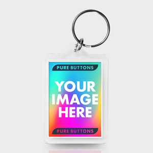 Rectangle Custom Keychains