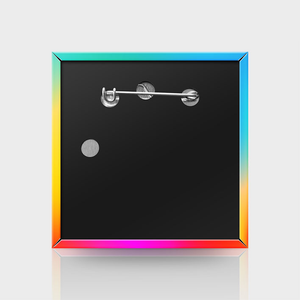 2.5" Square Buttons