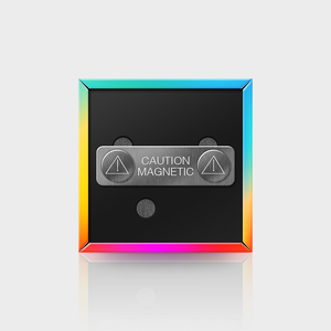 2" Square Clothing Magnets