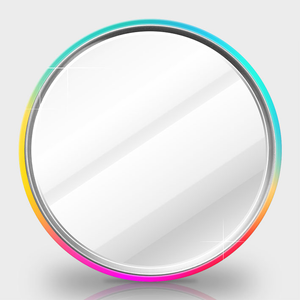 3.5" Round Custom Mirrors