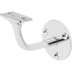 Handrail/ Banister Rail Bracket - Polished Chrome - Hardware Solutions