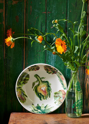 Vegetable Garden Artichoke Medium Pasta Bowl