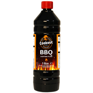 Cookout BBQ Lighting Fluid 1L – Safe and Easy Ignition for Evenly Burning Charcoal Grills
