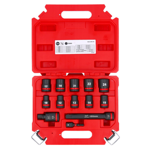 Milwaukee 4932480456 13 Piece Shockwave 1/2" Driver Impact Socket Set