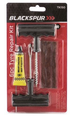 Blackspur Tyre Repair Kit - 6 pc