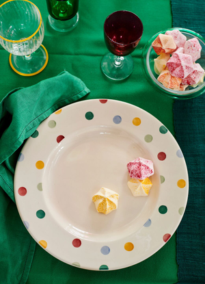 Seconds Polka Dot Large Dinner Plate, 10.5 Inch