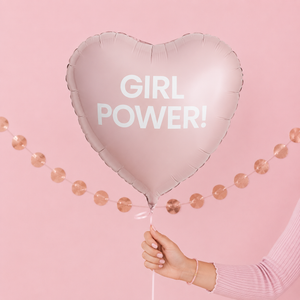 Girl Power Heart Balloon