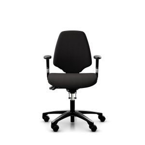 RH Logic 300/400 8E Class A Armrests - Black - Black Frame