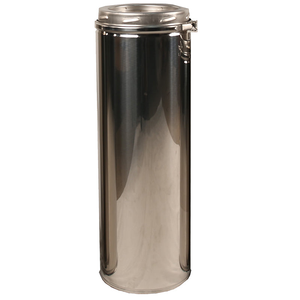5 Inch (125mm) Twin Wall 500mm Pipe Inc Locking Band