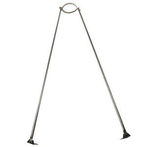 6 Inch (150mm)  Black Twin Wall Roof Brace Kit