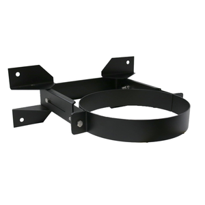 5 Inch (125mm) Black Twin Wall Adjustable Wall Bracket 200-310mm Inc Locking Band