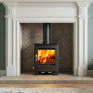 Mazona Ripley 4kW Multifuel Woodburning Stove, Freestanding, Eco Design Approved, Defra Approved