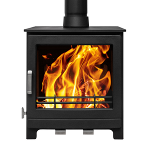 Mazona Ripley 8kW Multifuel Woodburning Stove, Freestanding, Eco Design Approved, Defra Approved