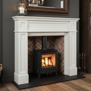 Mazona Warwick 8 kW Multifuel Woodburning Stove, Freestanding, Eco Design Approved, Defra Approved