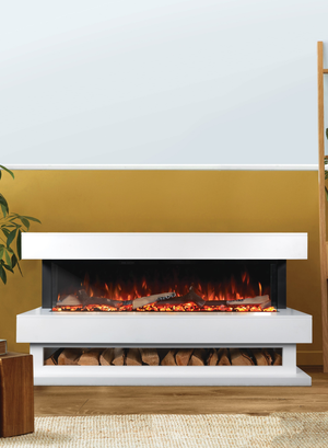 Ezee Glow 50'' Aura Media Wall Electric Suite