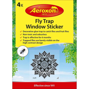 Aeroxon Fly Trap Window Sticker - Pack of 4