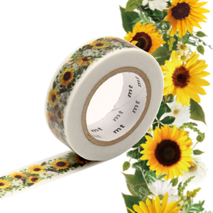 mt Washi Masking Tape - 15mm x 7m - Sunflower