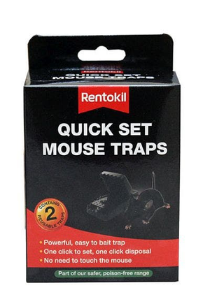 Rentokil Quick Set Mouse Traps - 2 pieces 