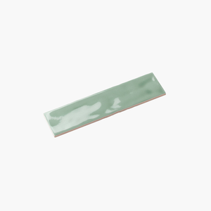 Wave Tile 75x300 Gloss Green Subway Pressed