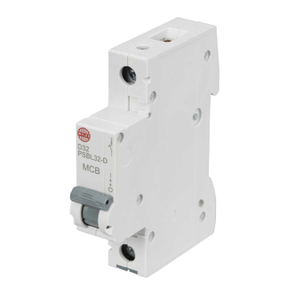 32A Single Pole 10kA D Curve MCB
