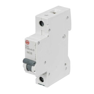 Wylex 40A Single Pole 10kA D Curve MCB