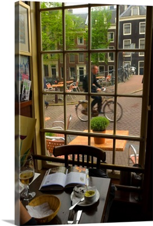 Netherlands, North Holland, Amsterdam, view from a restaurant