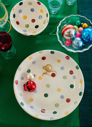 Seconds Polka Dot Medium Pasta Bowl