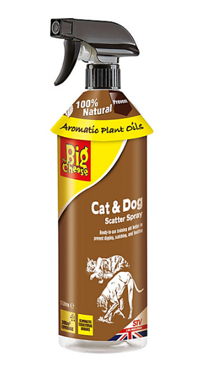 Big Cheese Cat & Dog Scatter Repellant Spray - 1L