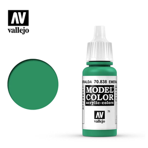 Vallejo 838 Model Colour Emerald Green 18ml Paint Dropper Bottle