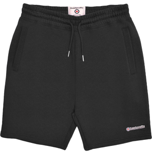 Lambretta Mens Fleece Sweat Shorts - M / Black