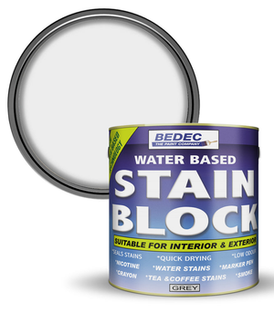 Bedec Stain Block Paint - Translucent Grey