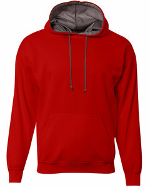 A4 N4279 Men's Sprint Tech Fleece Hooded Sweatshirt