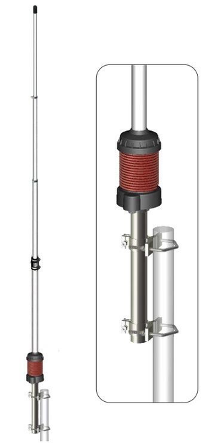 Sirio Gain-Master 25-30MHz 5/8 wave CB & 10M Base Antenna (New Upgrade Version)