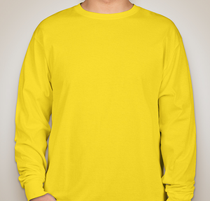 Hanes Essential-T Long Sleeve T-shirt - Athletic Yellow