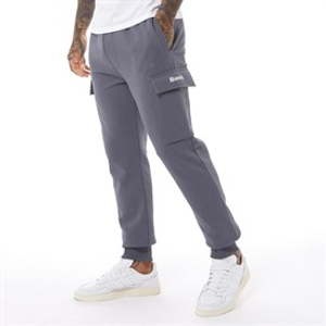 Bench Mens Fargo Cargo Joggers Steel Grey