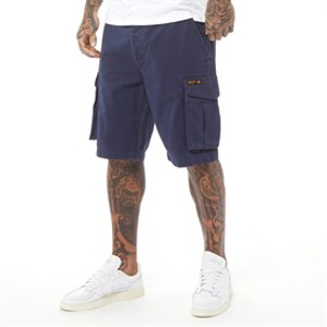 Bench Mens Noahs Cargo Shorts Navy