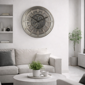 Vintage Spintime Engrenage Cog Clock | 59 cm