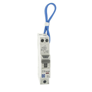Lewden RCBO-B06/30/1PNA 6A 30mA Compact Double Pole RCBO