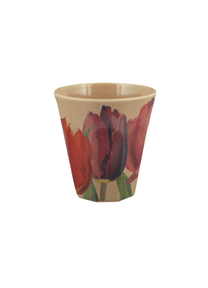 Tulips Rice Husk Beaker