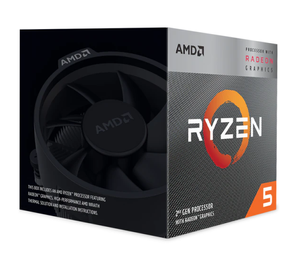 AMD Ryzen 5 3400G Quad Core 4.2GHz CPU with Radeon RX VEGA 11 Graphics Processor - RETAIL (YD3400C5FHBOX)
