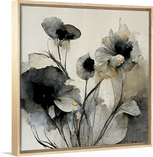 Gold & Gray Blooms