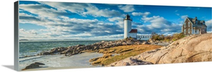 USA, New England, Massachusetts, Cape Ann, Annisquam Lighthouse, Late Afternoon, Autumn