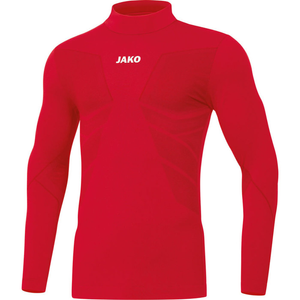 JAKO Comfort 2.0 Longsleeve Turtleneck Top Junior - red - XXS