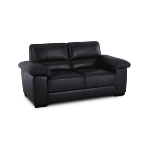Turin 2 Seater Sofa in Slate Leather