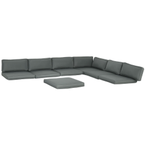 Outsunny 14-Piece Dining Set Cushions - Grey