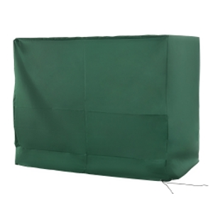 Outsunny 3-Seat Outdoor Garden Swing Chair Protective Cover Water UV Resistant, 240L x 133Wcm, Green
