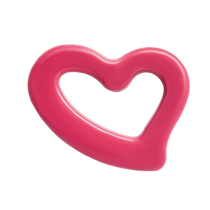 Barbara Decor pink coloured white chocolate open heart - 120 pieces