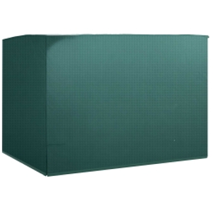 Outsunny Patio 3 Seater Swing Chair Bench Cover Outdoor Garden Furniture Rain Protection Cover Protector Waterproof Anti-UV, 215L x 155W x 150Hcm, Dark Green