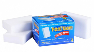 POOL GOM Toucan Gomma Speciale per la Pulizia Linea d Acqua Pareti per Piscina & Spa - Confezione da 3 Pezzi